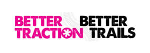 a graphic saying "better traction, better trails"